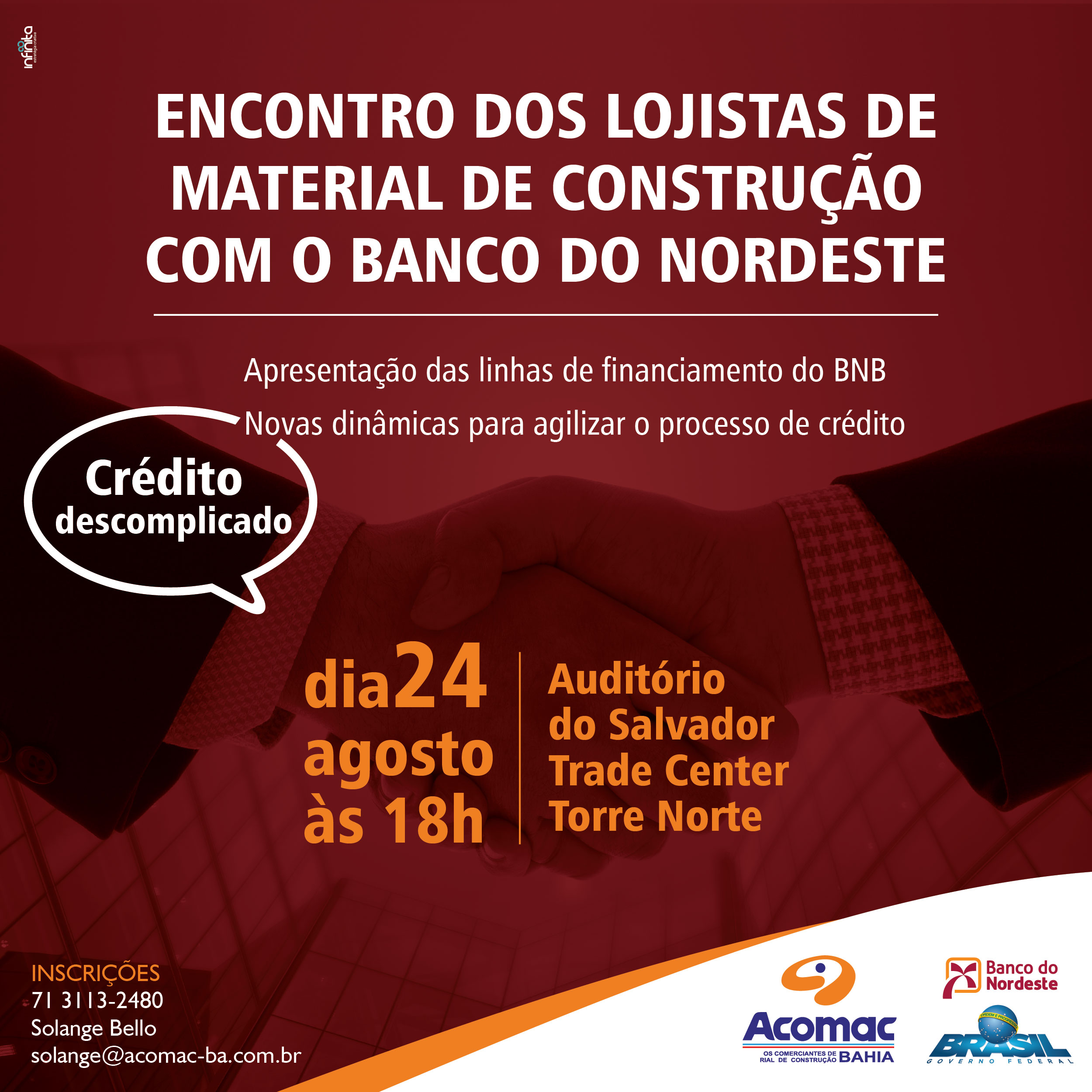 Convite Encontro Lojistas com BNB